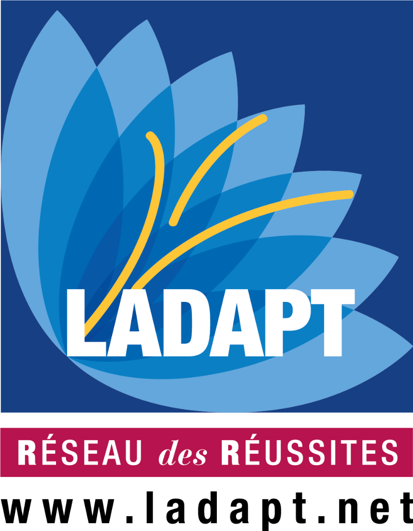 Logo de LADAPT Normandie à * TOUT LE DEPARTEMENT