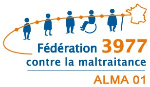 Logo de Fédération 3977 contre les maltraitances - ALMA 01 à * TOUT LE DEPARTEMENT