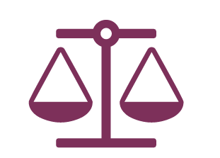 Ic&ocirc;ne d'une balance de justice