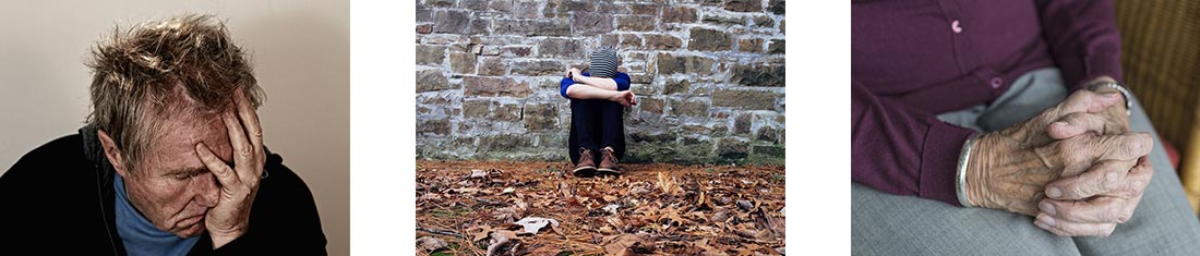 Photos de personnes seules, isolées