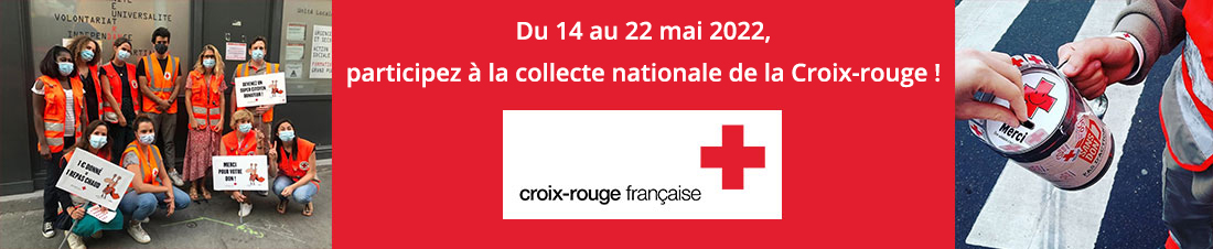 Images de la collecte nationale de la Croix-Rouge 2022