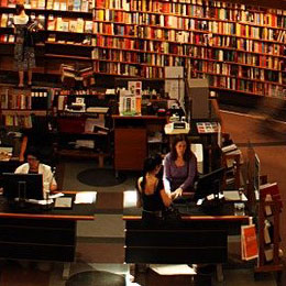 Photo d'une bibliothèque