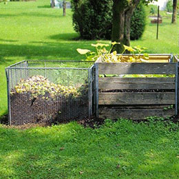 Photo de pots de compost