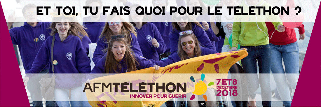 Participe au Téléthon 2018